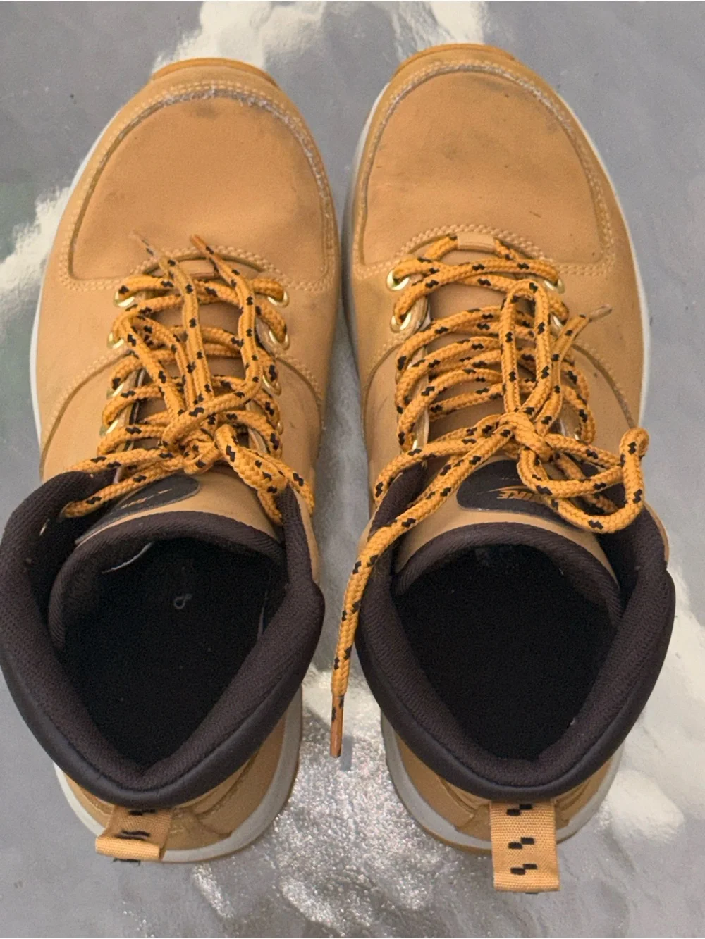 Nike Manoa Men's Leather Hiking Boot Haystack Shoes 7.5 US